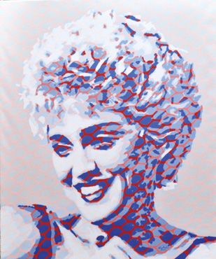 Acrylic on canvas,103 x 122 cm, 2001.